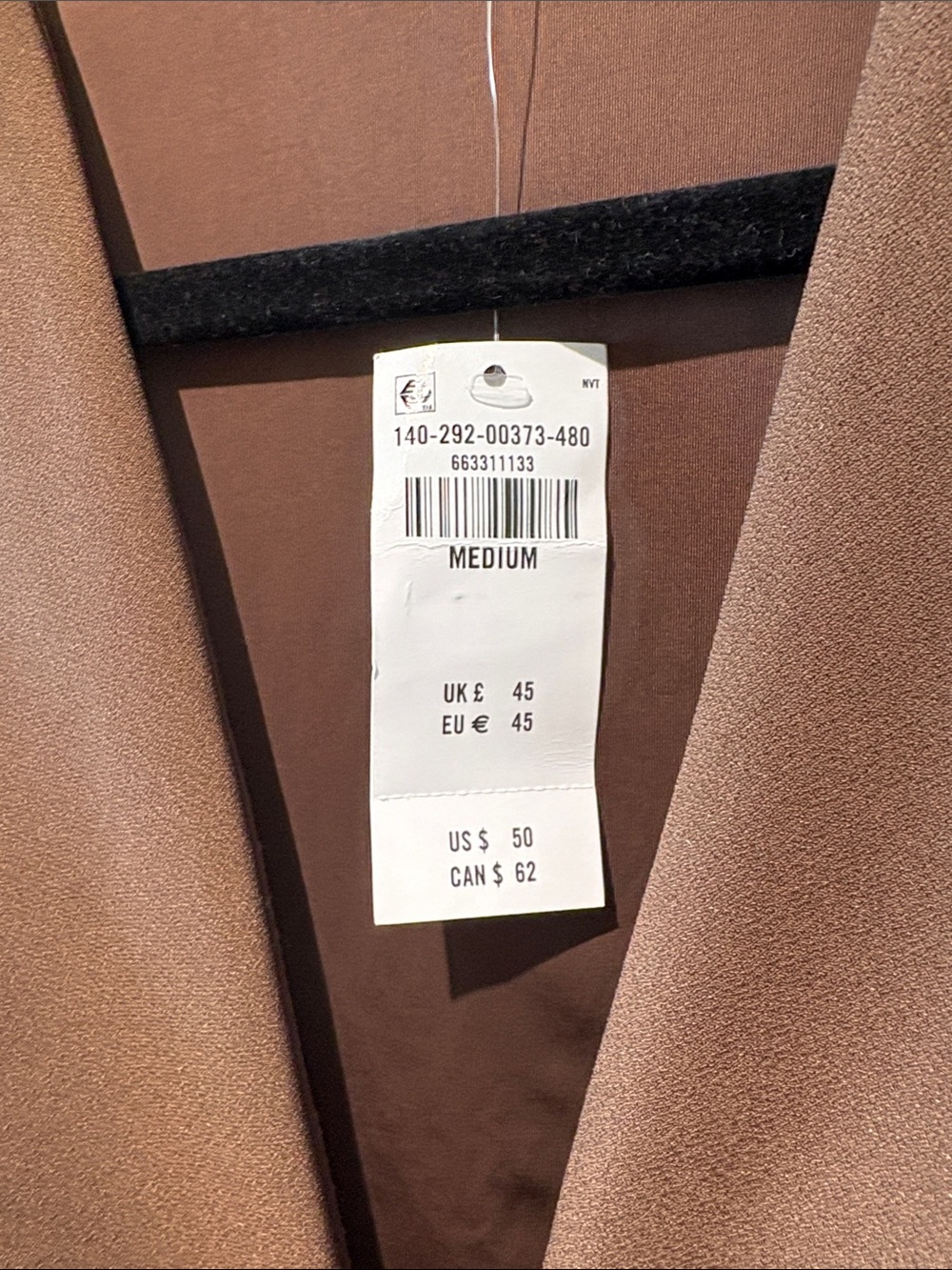 Abercrombie & Fitch Sleeveless V-Neck Brown Women's Top - Picture 2 of 3